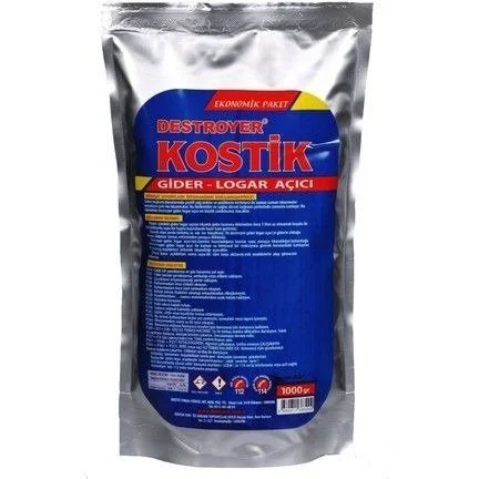 DESTROYER KOSTİK GİDER LOGAR AÇ 1000 GR. (12 AD)